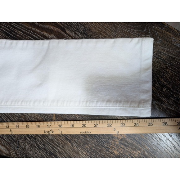 Gap Jeans Womens 10 White Boyfriend Mid Rise Light Wash Denim 27 Inseam - Picture 6 of 6